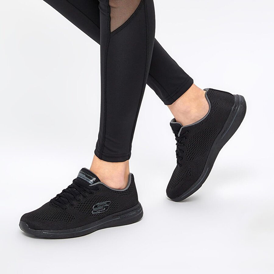 skechers burst 2 0 siyah kadin sneaker ayakkabi 100286157 instreet